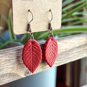 Fall Leaf Dangle Earrings